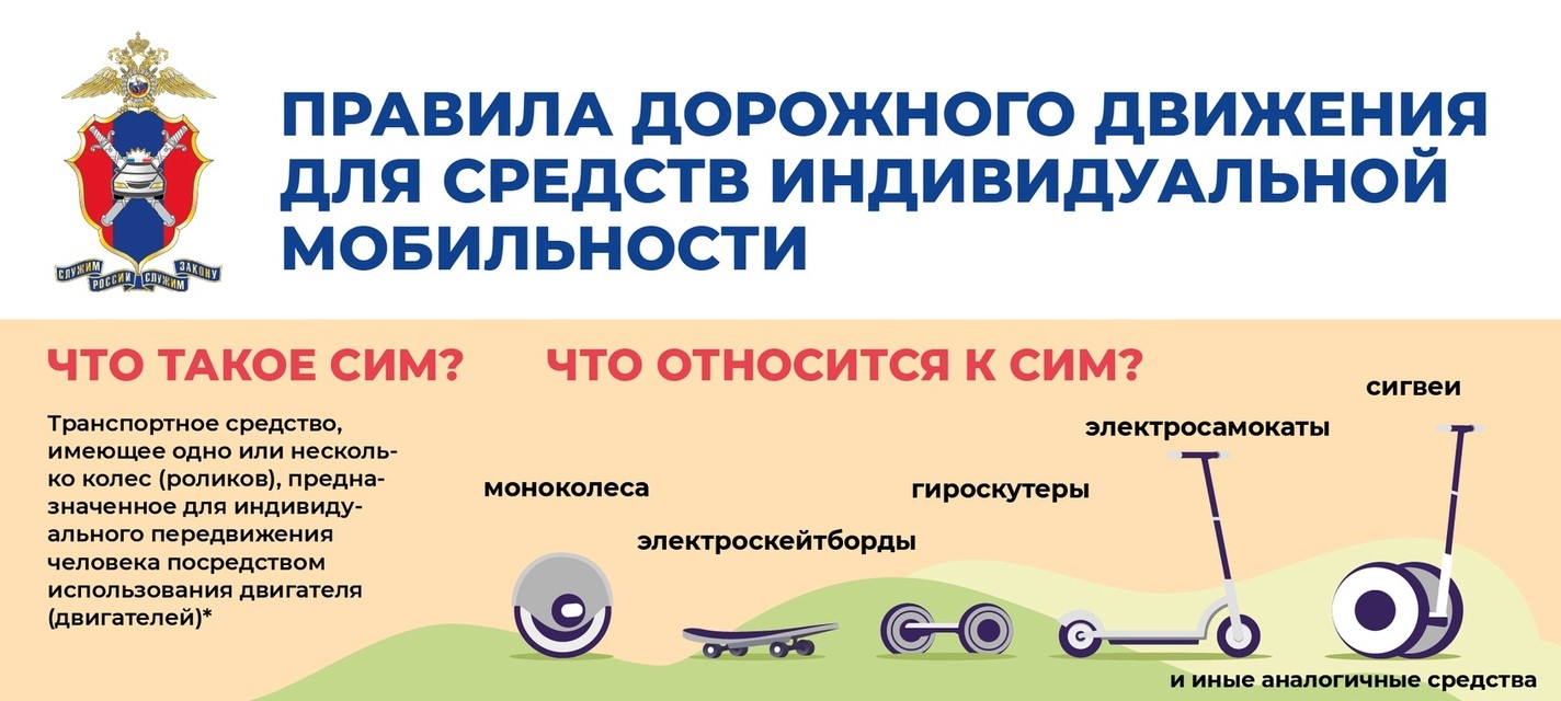 Правила дорожного движения на СИМ